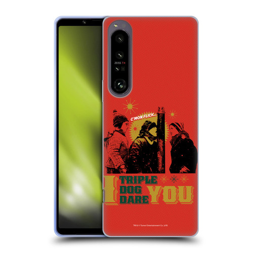A Christmas Story Composed Art Triple Dog Dare Soft Gel Case for Sony Xperia 1 IV