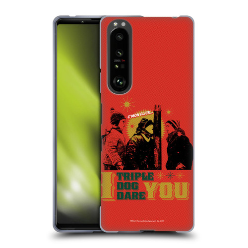 A Christmas Story Composed Art Triple Dog Dare Soft Gel Case for Sony Xperia 1 III