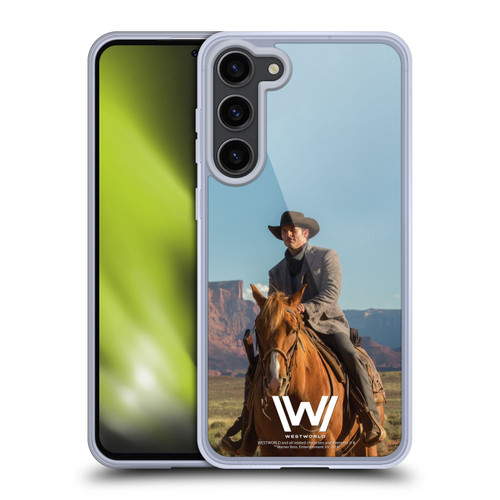 Westworld Characters Teddy Flood Soft Gel Case for Samsung Galaxy S23+ 5G