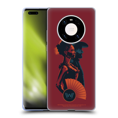 Westworld Graphics Maeve And Hector Soft Gel Case for Huawei Mate 40 Pro 5G