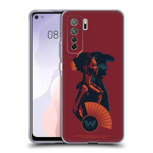 Westworld Graphics Maeve And Hector Soft Gel Case for Huawei Nova 7 SE/P40 Lite 5G