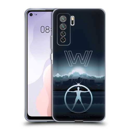 Westworld Graphics The Vitruvian Man Soft Gel Case for Huawei Nova 7 SE/P40 Lite 5G