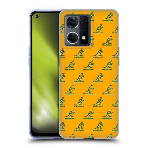 Australia National Rugby Union Team Crest Pattern Soft Gel Case for OPPO Reno8 4G