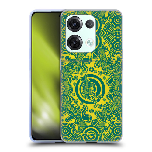 Australia National Rugby Union Team Crest First Nations Soft Gel Case for OPPO Reno8 Pro