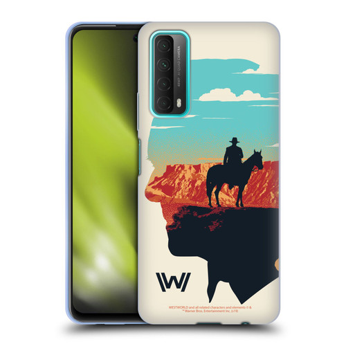 Westworld Graphics Ford And William Soft Gel Case for Huawei P Smart (2021)