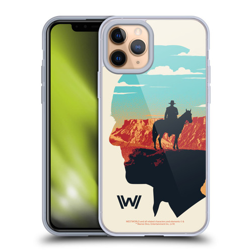 Westworld Graphics Ford And William Soft Gel Case for Apple iPhone 11 Pro