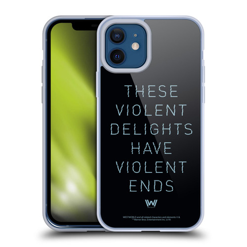 Westworld Graphics Violent Delights Soft Gel Case for Apple iPhone 12 / iPhone 12 Pro