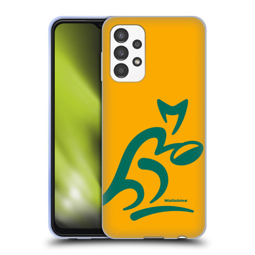 Australia National Rugby Union Team Crest Oversized Soft Gel Case for Samsung Galaxy A13 (2022)