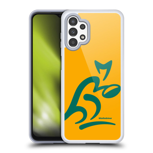 Australia National Rugby Union Team Crest Oversized Soft Gel Case for Samsung Galaxy A13 (2022)