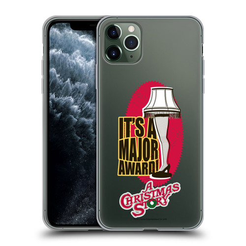 A Christmas Story Graphics Leg Lamp Major Award Soft Gel Case for Apple iPhone 11 Pro Max