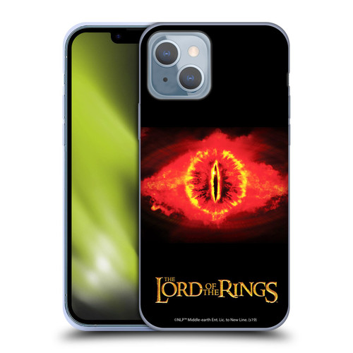 The Lord Of The Rings The Two Towers Character Art Eye Of Sauron Soft Gel Case for Apple iPhone 14