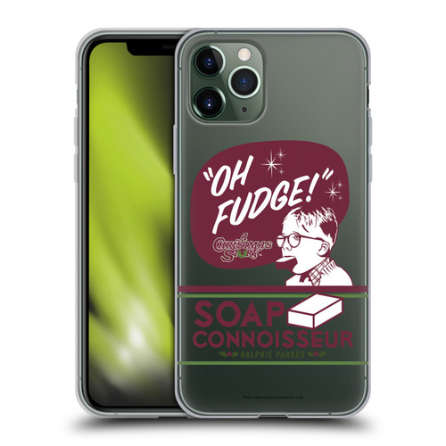 A Christmas Story Graphics Soap Connoisseur Soft Gel Case for Apple iPhone 11 Pro