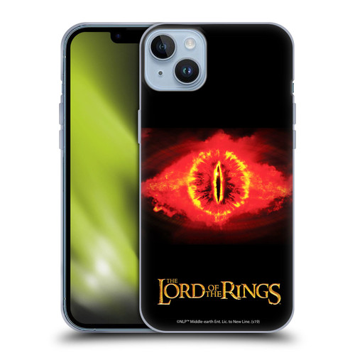 The Lord Of The Rings The Two Towers Character Art Eye Of Sauron Soft Gel Case for Apple iPhone 14 Plus