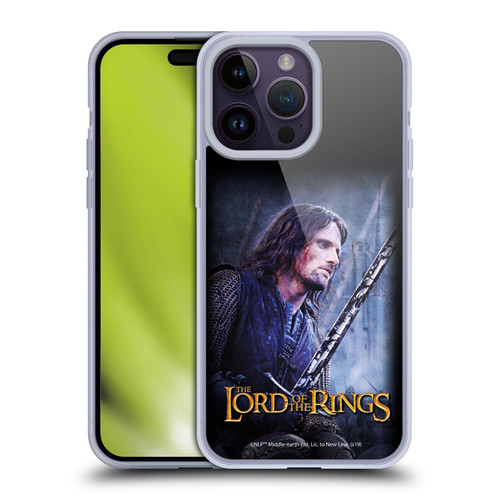 The Lord Of The Rings The Two Towers Character Art Aragorn Soft Gel Case for Apple iPhone 14 Pro Max