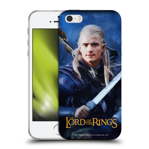 The Lord Of The Rings The Two Towers Character Art Legolas Soft Gel Case for Apple iPhone 5 / 5s / iPhone SE 2016