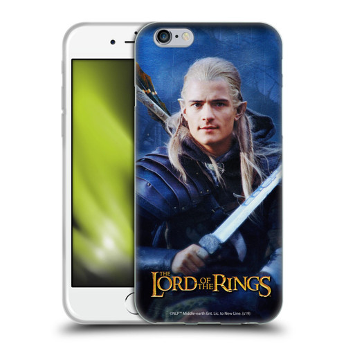 The Lord Of The Rings The Two Towers Character Art Legolas Soft Gel Case for Apple iPhone 6 / iPhone 6s