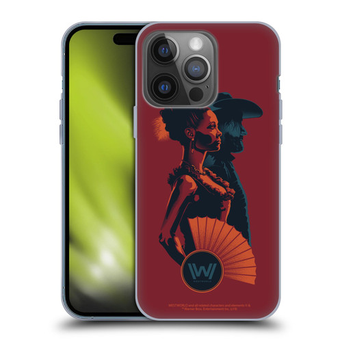 Westworld Graphics Maeve And Hector Soft Gel Case for Apple iPhone 14 Pro