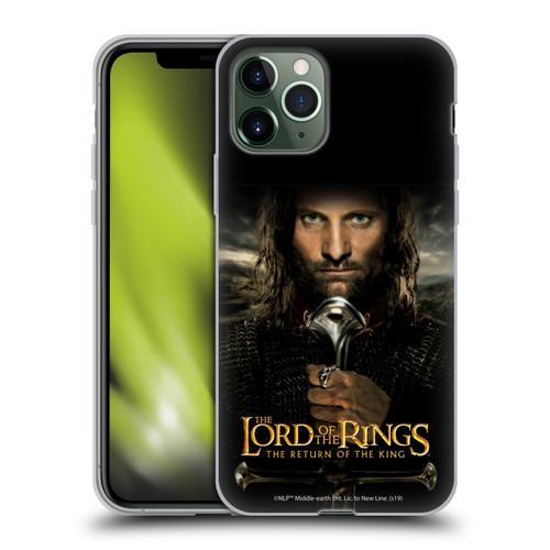 The Lord Of The Rings The Return Of The King Posters Aragorn Soft Gel Case for Apple iPhone 11 Pro