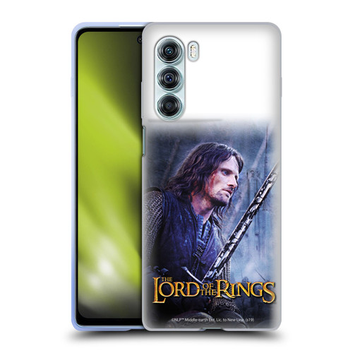 The Lord Of The Rings The Two Towers Character Art Aragorn Soft Gel Case for Motorola Edge S30 / Moto G200 5G