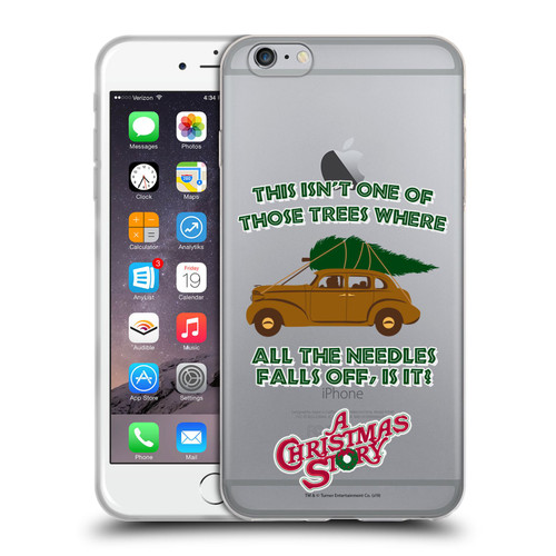 A Christmas Story Graphics Car And Pine Tree Soft Gel Case for Apple iPhone 6 Plus / iPhone 6s Plus