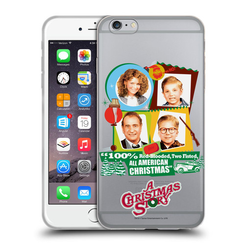 A Christmas Story Graphics Family Soft Gel Case for Apple iPhone 6 Plus / iPhone 6s Plus