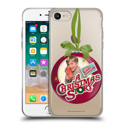 A Christmas Story Graphics Ralphie Ornament Soft Gel Case for Apple iPhone 7 / 8 / SE 2020 & 2022