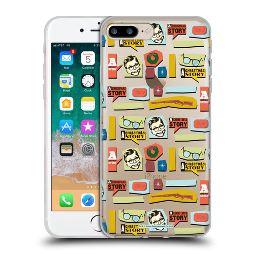 A Christmas Story Graphics Pattern 2 Soft Gel Case for Apple iPhone 7 Plus / iPhone 8 Plus