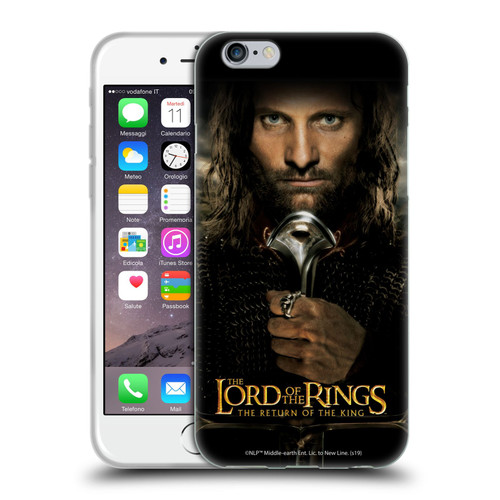 The Lord Of The Rings The Return Of The King Posters Aragorn Soft Gel Case for Apple iPhone 6 / iPhone 6s