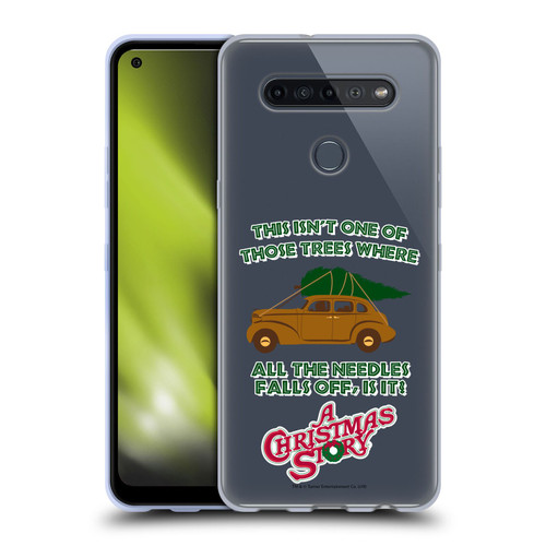 A Christmas Story Graphics Car And Pine Tree Soft Gel Case for LG K51S