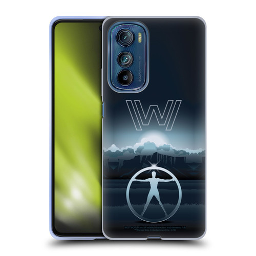 Westworld Graphics The Vitruvian Man Soft Gel Case for Motorola Edge 30