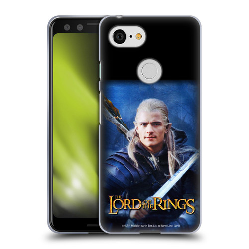 The Lord Of The Rings The Two Towers Character Art Legolas Soft Gel Case for Google Pixel 3