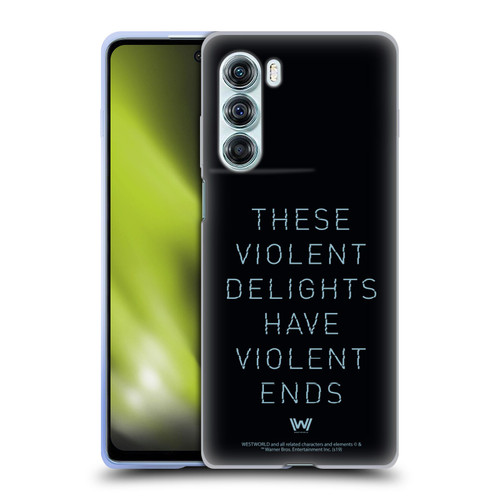 Westworld Graphics Violent Delights Soft Gel Case for Motorola Edge S30 / Moto G200 5G