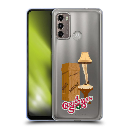 A Christmas Story Graphics Leg Lamp Soft Gel Case for Motorola Moto G60 / Moto G40 Fusion