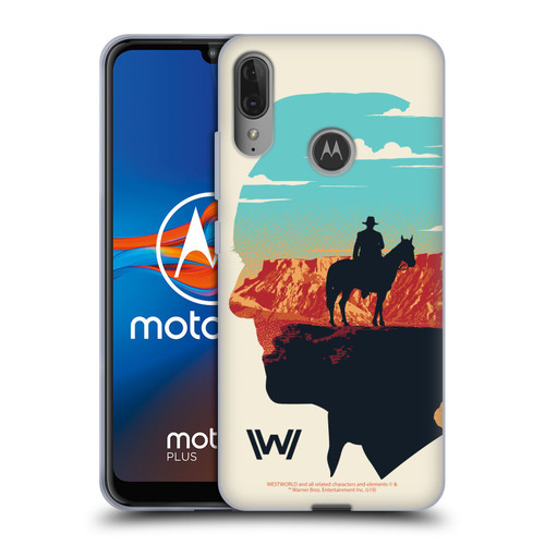 Westworld Graphics Ford And William Soft Gel Case for Motorola Moto E6 Plus