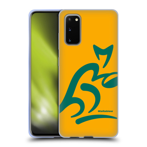 Australia National Rugby Union Team Crest Oversized Soft Gel Case for Samsung Galaxy S20 / S20 5G