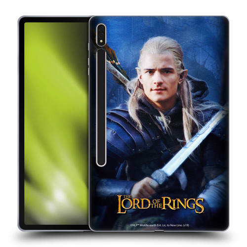 The Lord Of The Rings The Two Towers Character Art Legolas Soft Gel Case for Samsung Galaxy Tab S8 Plus