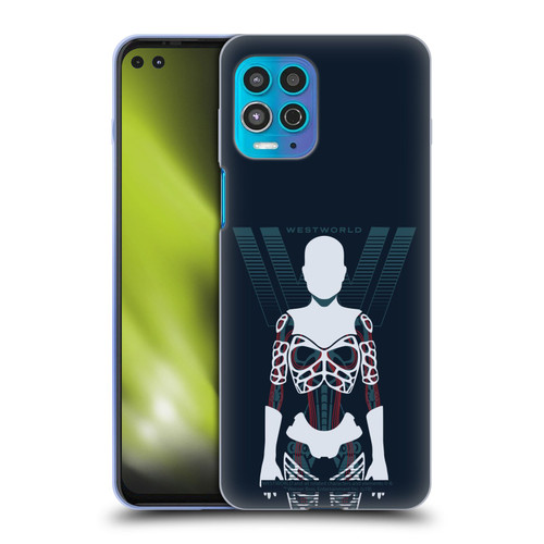 Westworld Graphics Human Host Soft Gel Case for Motorola Moto G100