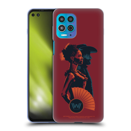 Westworld Graphics Maeve And Hector Soft Gel Case for Motorola Moto G100