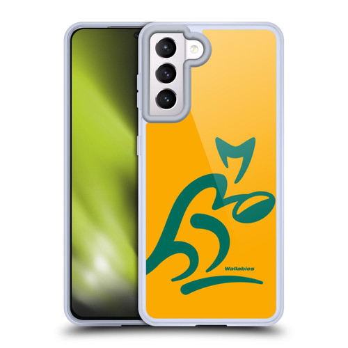 Australia National Rugby Union Team Crest Oversized Soft Gel Case for Samsung Galaxy S21 5G