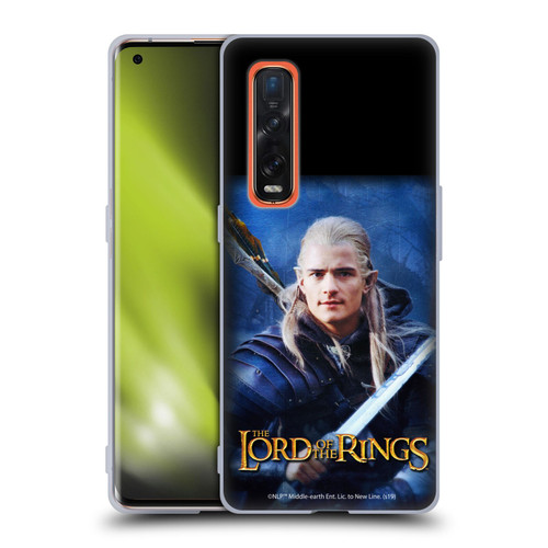 The Lord Of The Rings The Two Towers Character Art Legolas Soft Gel Case for OPPO Find X2 Pro 5G