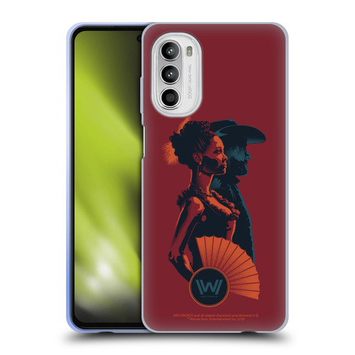 Westworld Graphics Maeve And Hector Soft Gel Case for Motorola Moto G52