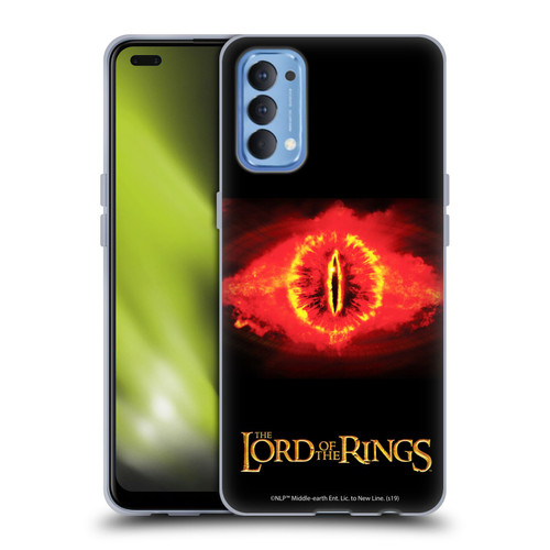 The Lord Of The Rings The Two Towers Character Art Eye Of Sauron Soft Gel Case for OPPO Reno 4 5G