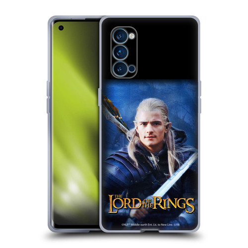 The Lord Of The Rings The Two Towers Character Art Legolas Soft Gel Case for OPPO Reno 4 Pro 5G
