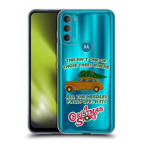 A Christmas Story Graphics Car And Pine Tree Soft Gel Case for Motorola Moto G71 5G