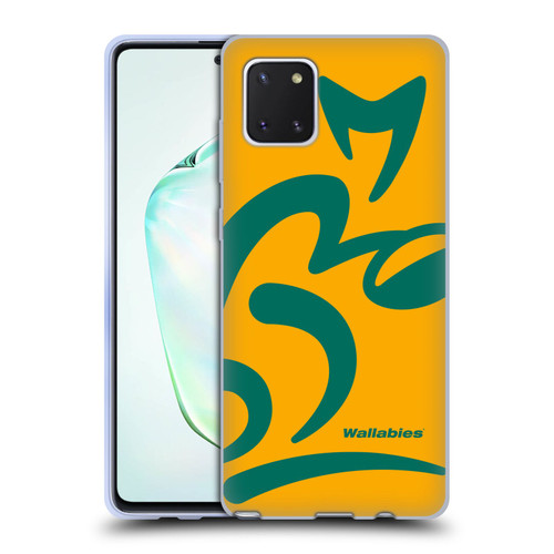 Australia National Rugby Union Team Crest Oversized Soft Gel Case for Samsung Galaxy Note10 Lite