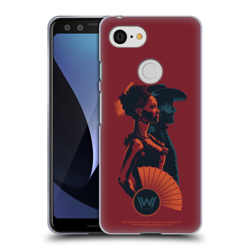 Westworld Graphics Maeve And Hector Soft Gel Case for Google Pixel 3