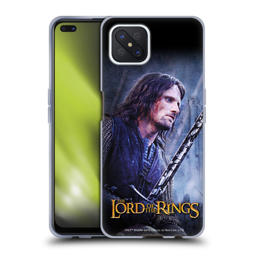 The Lord Of The Rings The Two Towers Character Art Aragorn Soft Gel Case for OPPO Reno4 Z 5G