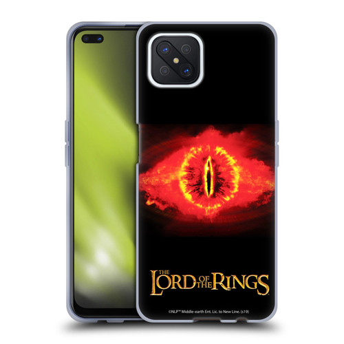 The Lord Of The Rings The Two Towers Character Art Eye Of Sauron Soft Gel Case for OPPO Reno4 Z 5G