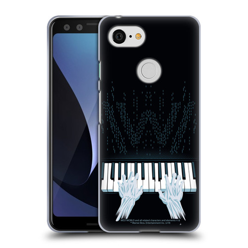 Westworld Graphics Piano Soft Gel Case for Google Pixel 3