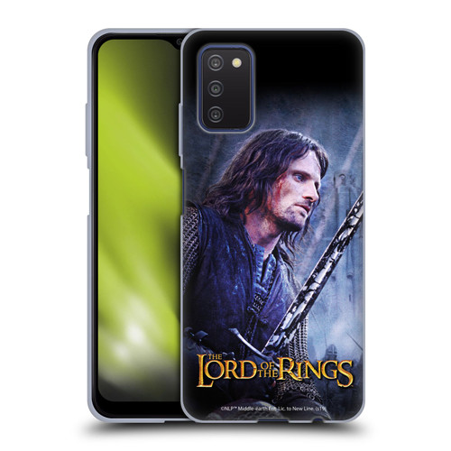 The Lord Of The Rings The Two Towers Character Art Aragorn Soft Gel Case for Samsung Galaxy A03s (2021)